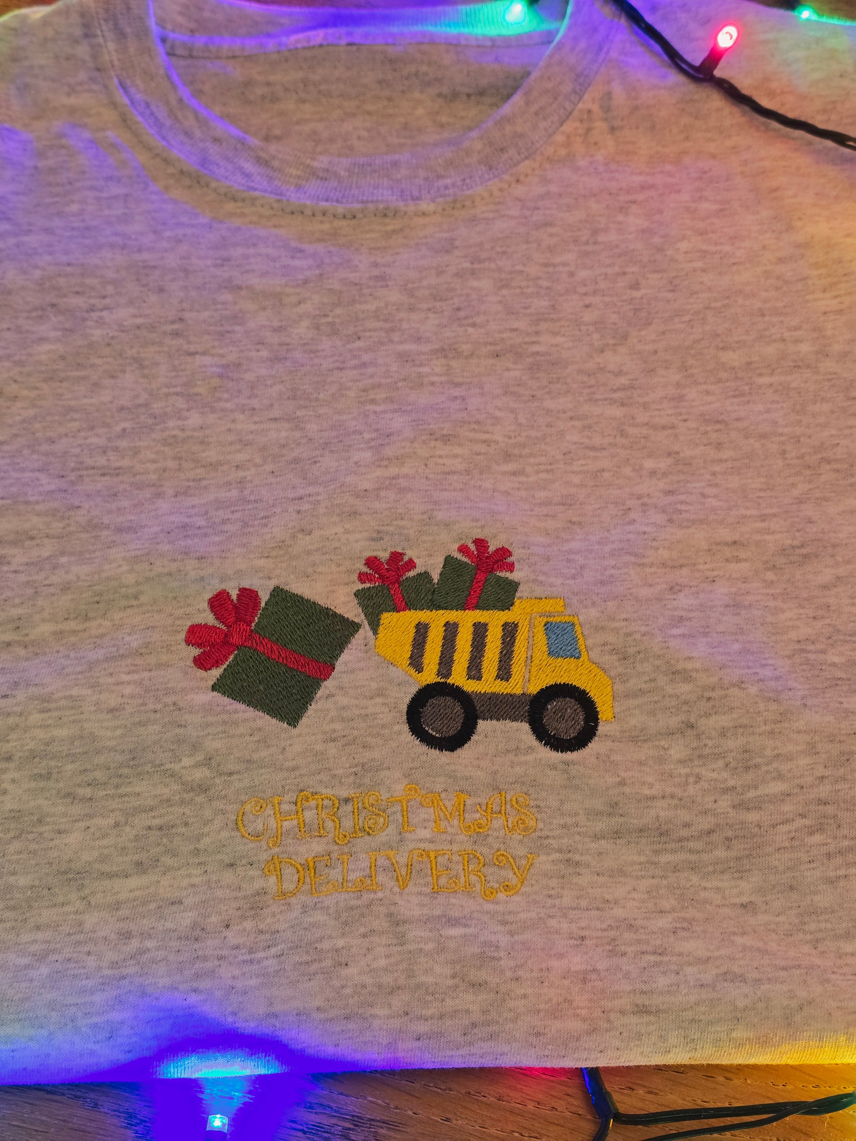 Christmas Delivery Truck Tee