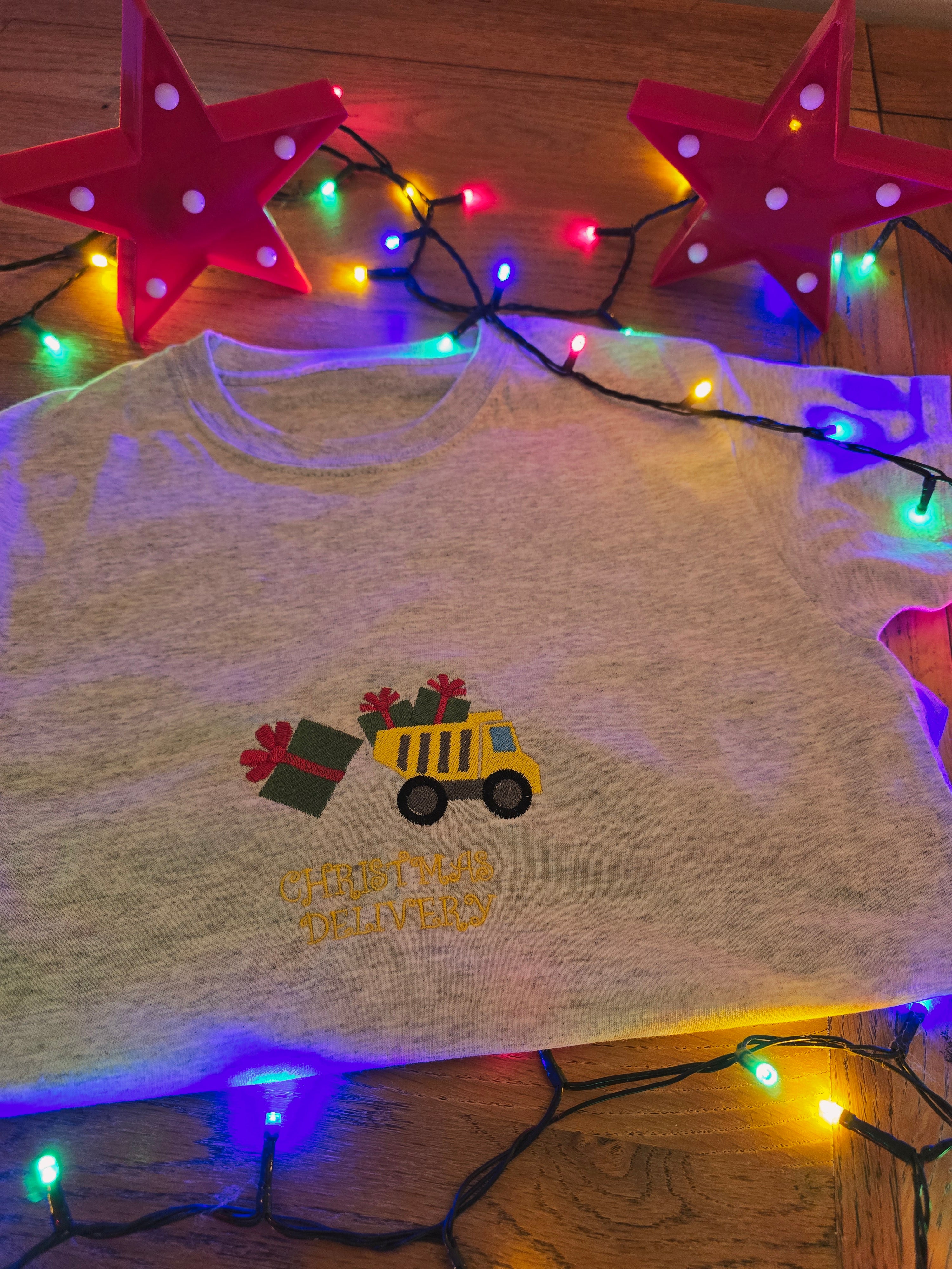 Christmas Delivery Truck Tee